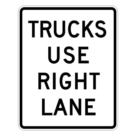 Sign Solutions Usa 30 in Height, 24 in Width, Aluminum, Vertical Rectangle DUS08HWT2430R4-5